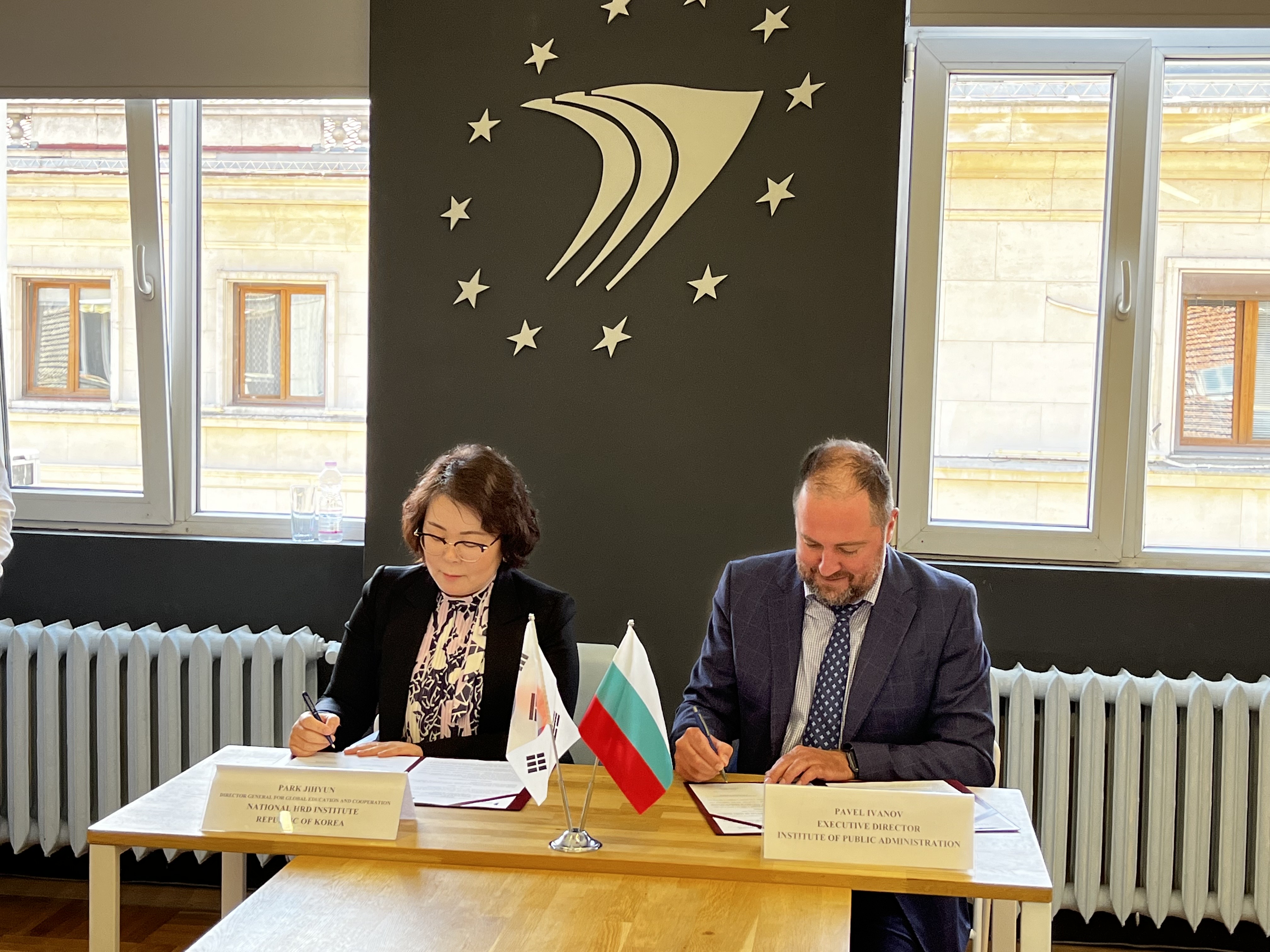 The NHI and the IPA have signed an MOU on cooperation in Public HRD on Tuesday June 1st in Bulgaria.